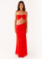 Carla Maxi Dress - Red