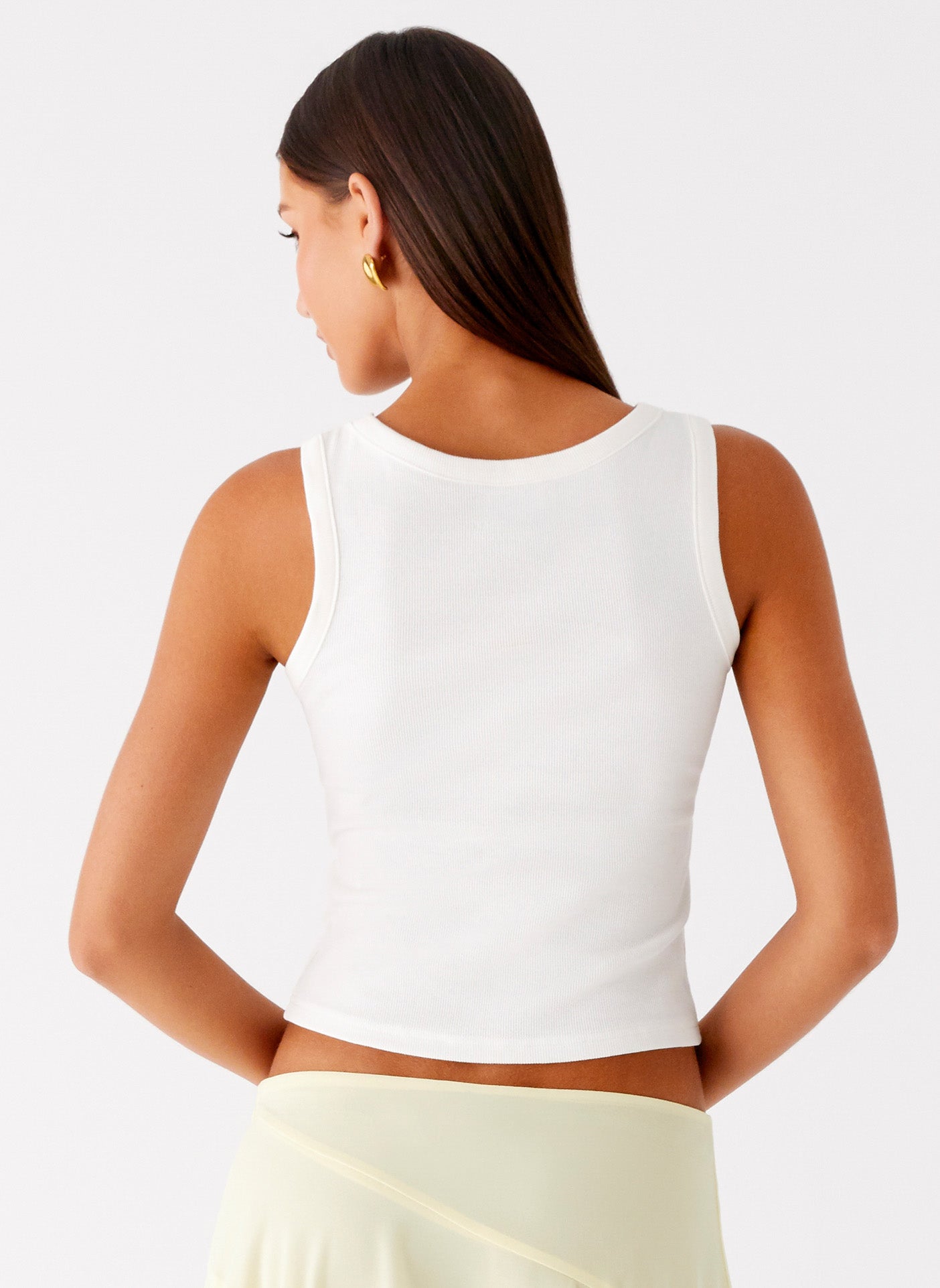 Carmela Tank Top - White