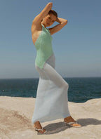 Caspa Crochet Maxi Dress - Multi