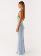 Caspa Crochet Maxi Dress - Multi