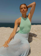 Caspa Crochet Maxi Dress - Multi