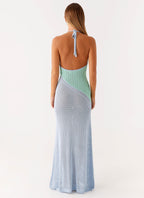 Caspa Crochet Maxi Dress - Multi