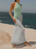 Caspa Crochet Maxi Dress - Multi