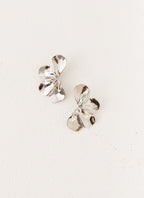 Caspian Flower Earrings - Silver