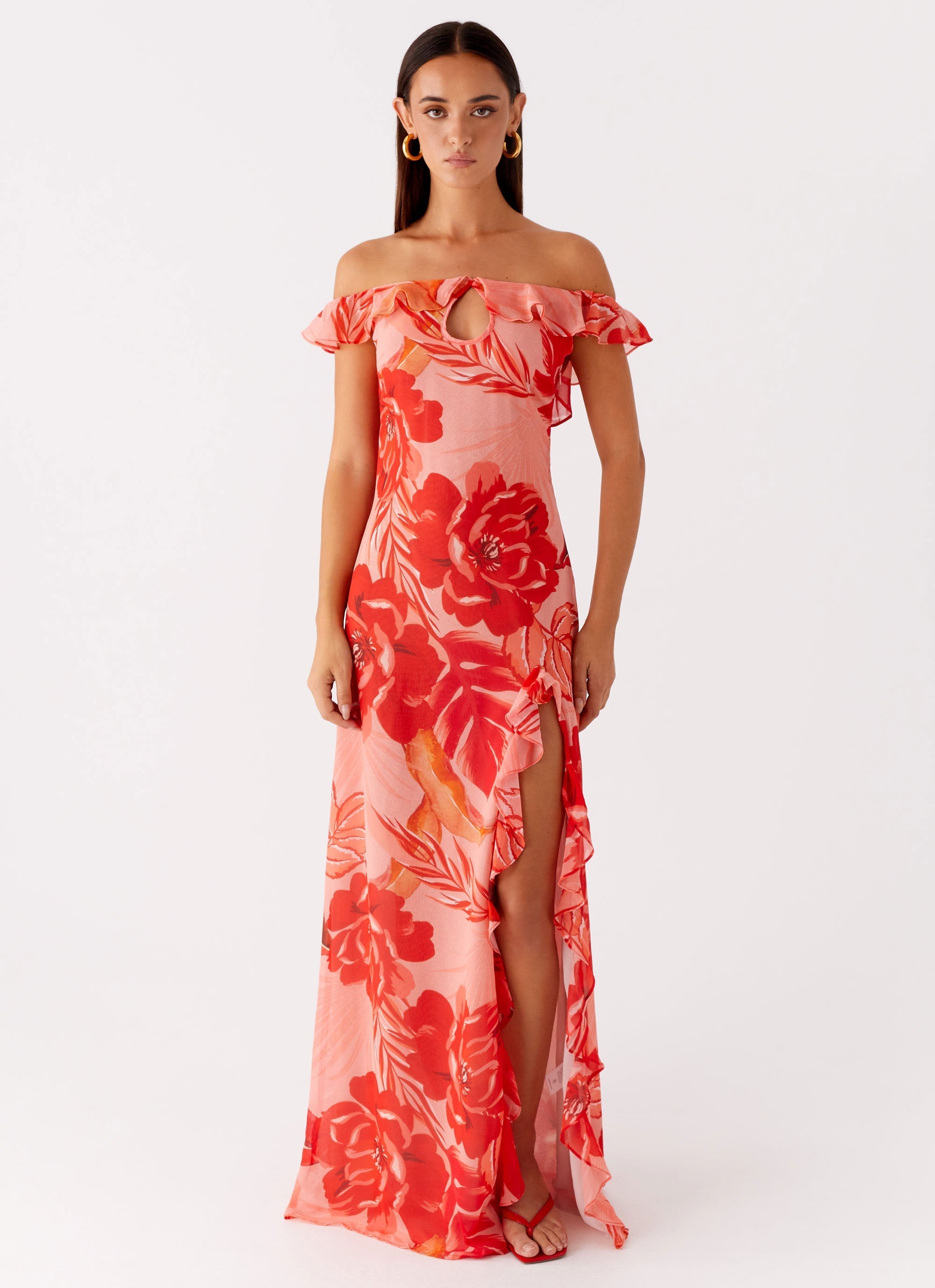 Cassiday Maxi Dress - Sicily Sunsets Print