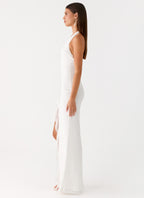 Charmed By You Maxi Dress - White