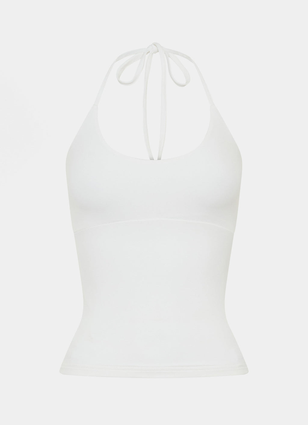 Chauncey Halter Top - White