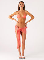 Cianna Hardware Sarong - Coral