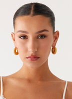 City Girl Earrings - Gold