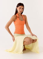 Cladena Top - Apricot