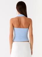 Cladena Top - Blue