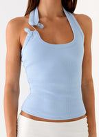 Cladena Top - Blue