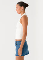 Cladena Top - White