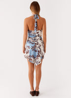 Colt Mini Dress - Bluewood Blossom