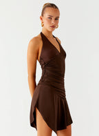 Colt Mini Dress - Chocolate
