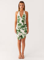 Colt Mini Dress - Verdant Bloom