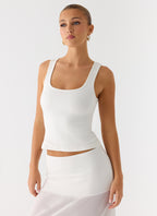 Connect My Heart Top - White