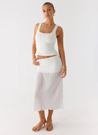 Connect My Heart Top - White