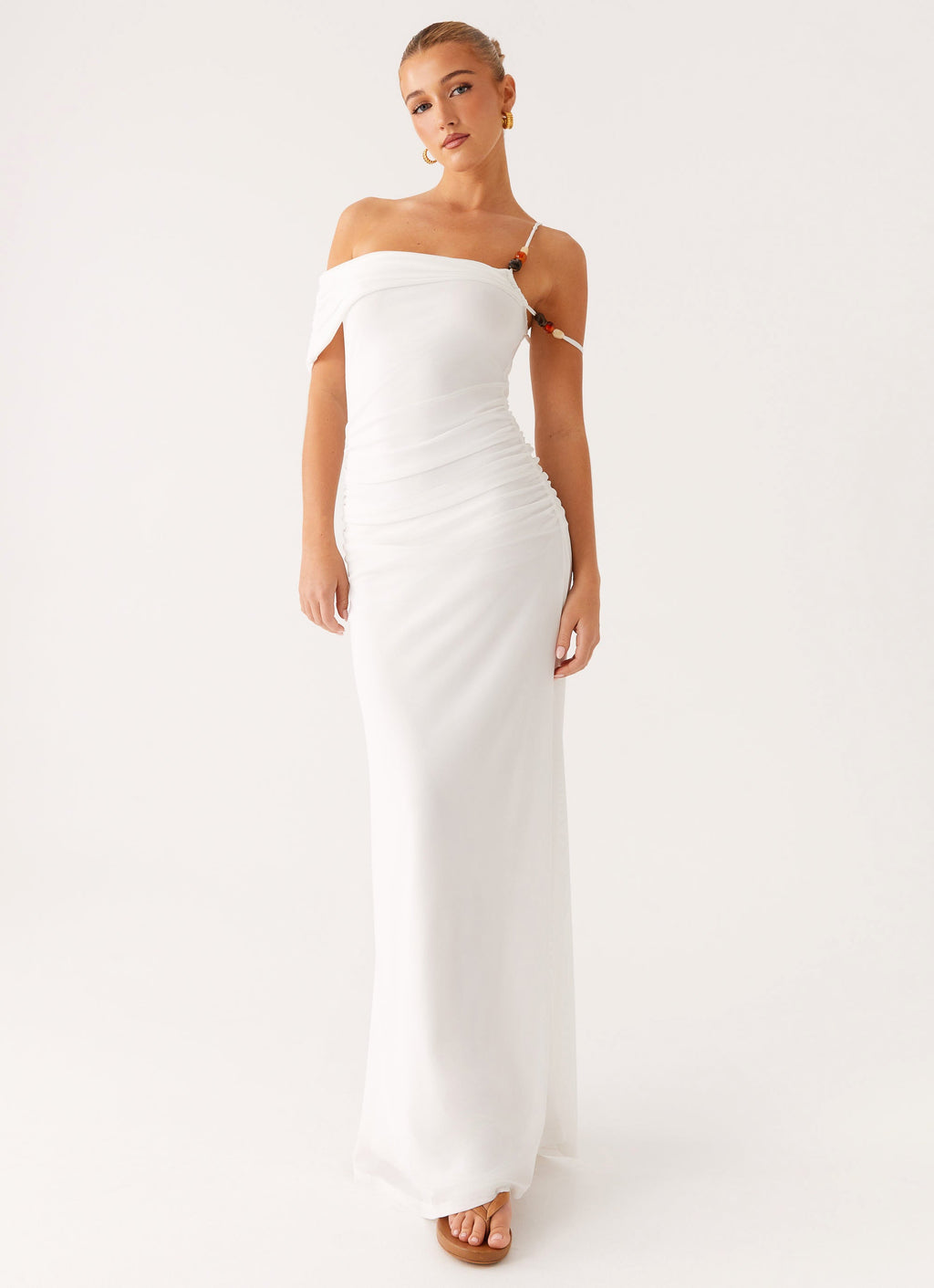 Conquer Maxi Dress - Off White