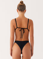 Croatia Bikini Bottoms - Black