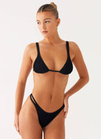 Croatia Bikini Bottoms - Black