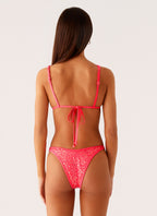 Croatia Bikini Bottoms - Pink Sequin
