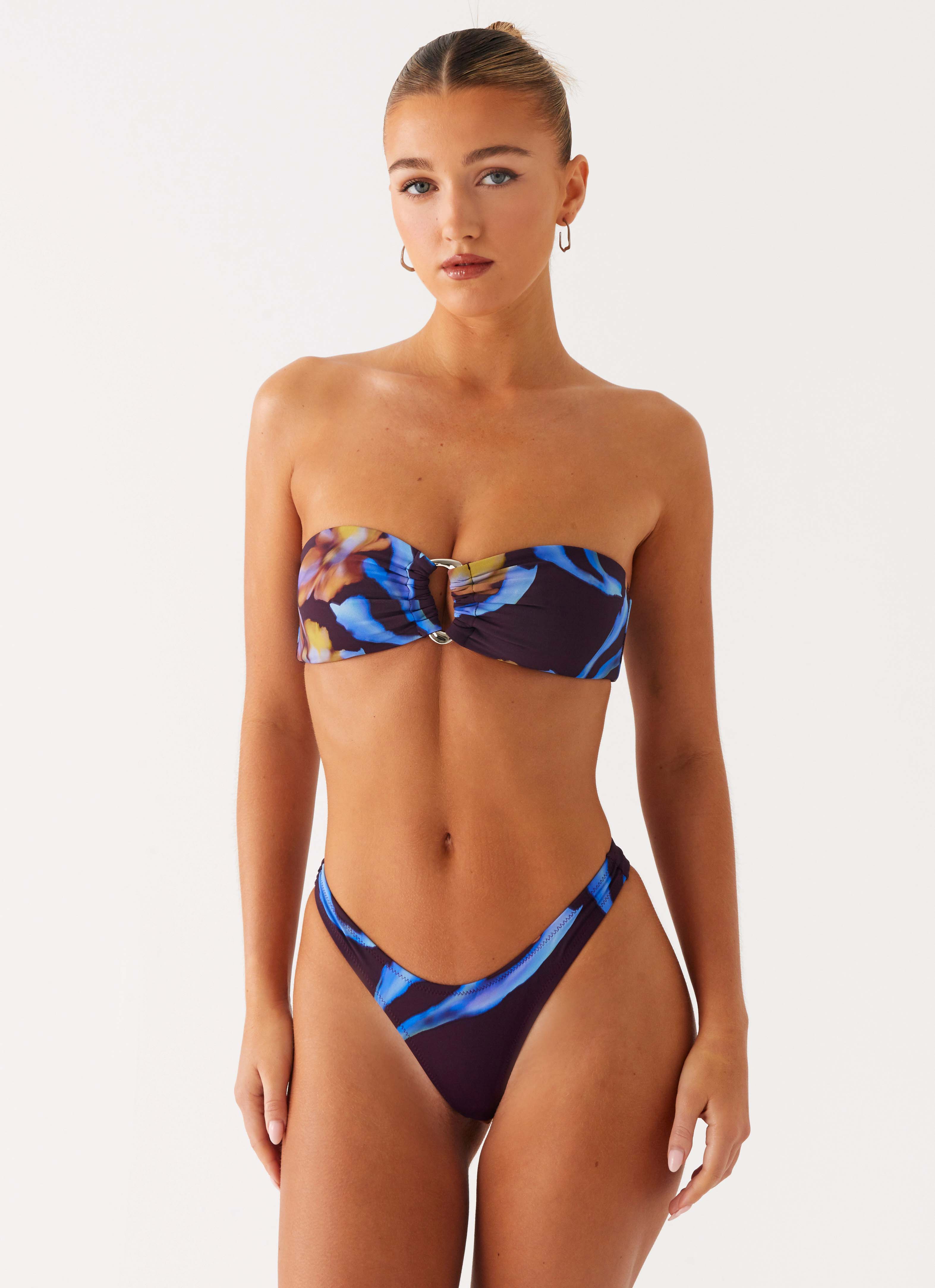 Cuba Bikini Bottoms - Dark Floral