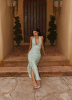 Cydney Beaded Maxi Dress - Sage