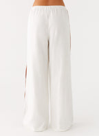 Dalida Linen Pants - Ivory
