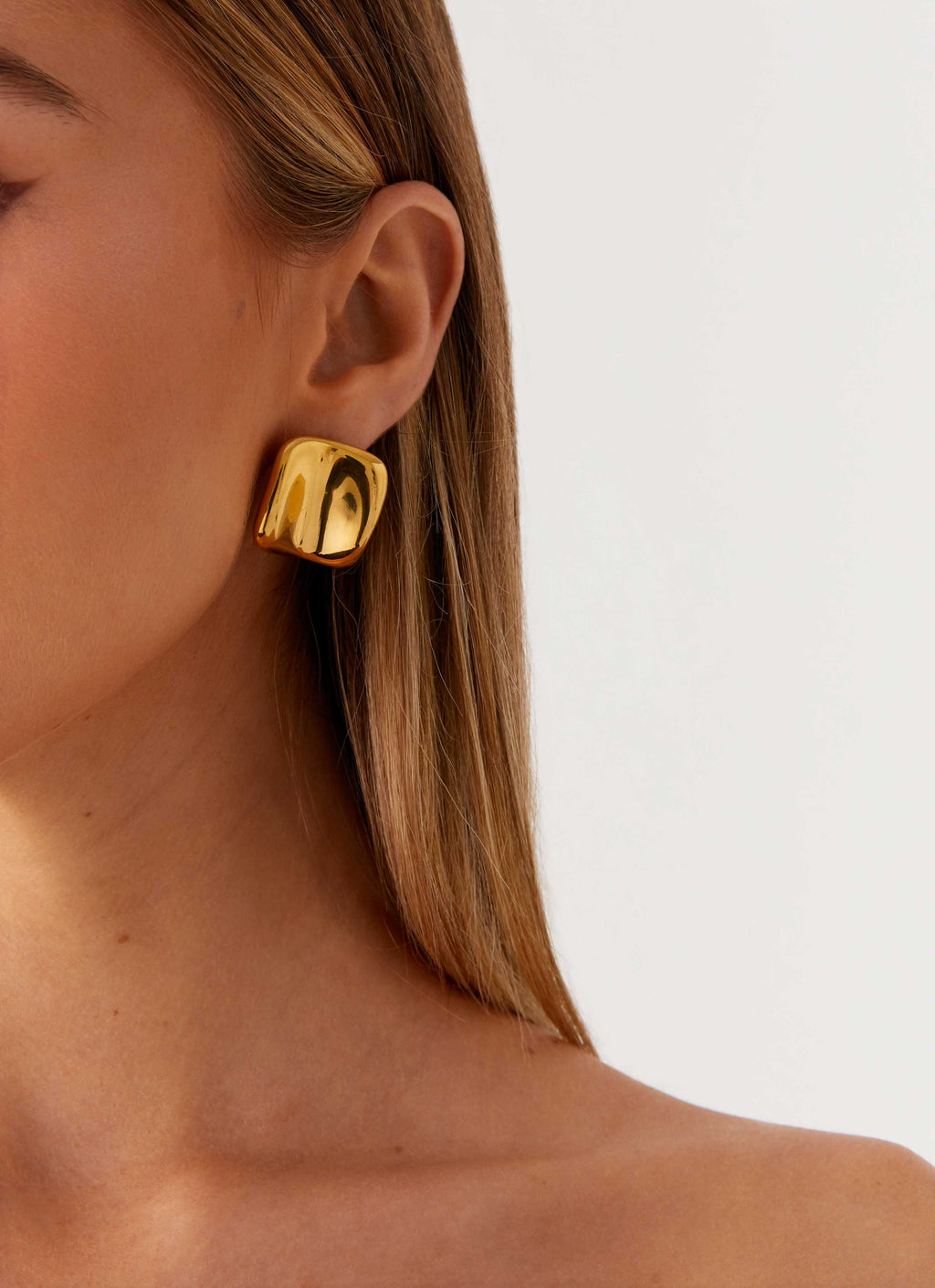 Define Earrings - Gold