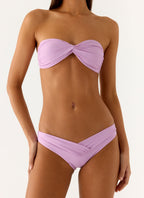 Delta Bandeau Bikini Top - Lavender