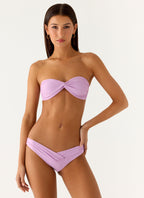 Delta Bandeau Bikini Top - Lavender