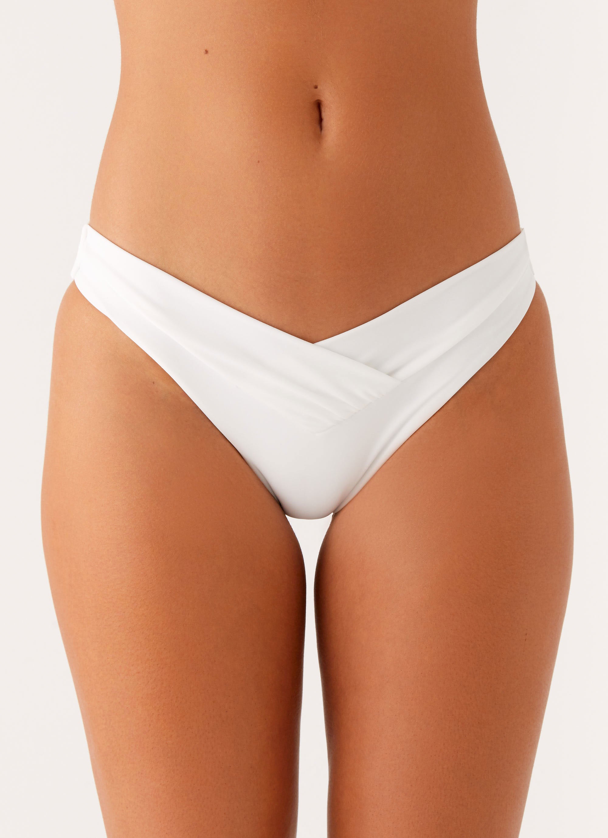 Delta Bikini Bottoms - White