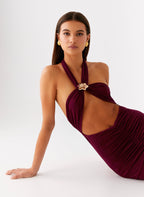 Deltina Maxi Dress - Boysenberry
