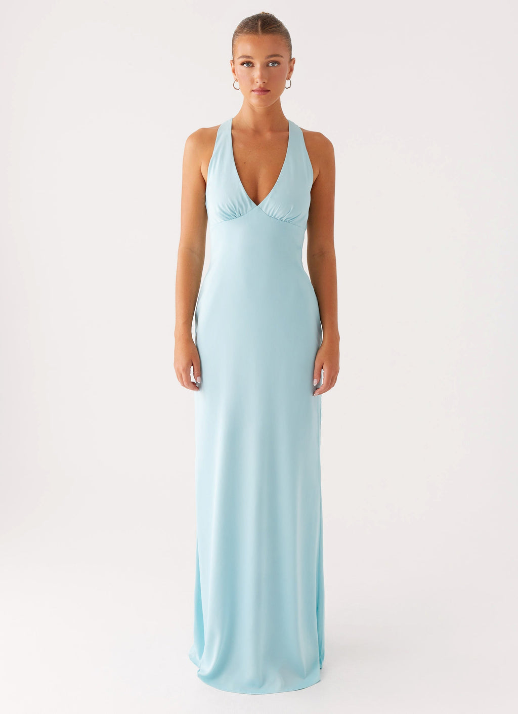 Desi Halterneck Maxi Dress - Mint