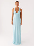 Desi Halterneck Maxi Dress - Mint