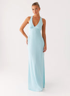 Desi Halterneck Maxi Dress - Mint