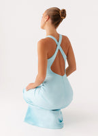 Desi Halterneck Maxi Dress - Mint