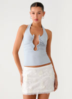 Diego Halter Top - Blue