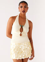 Diego Halter Top - Yellow