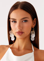 Disco Seas Earrings - Gold