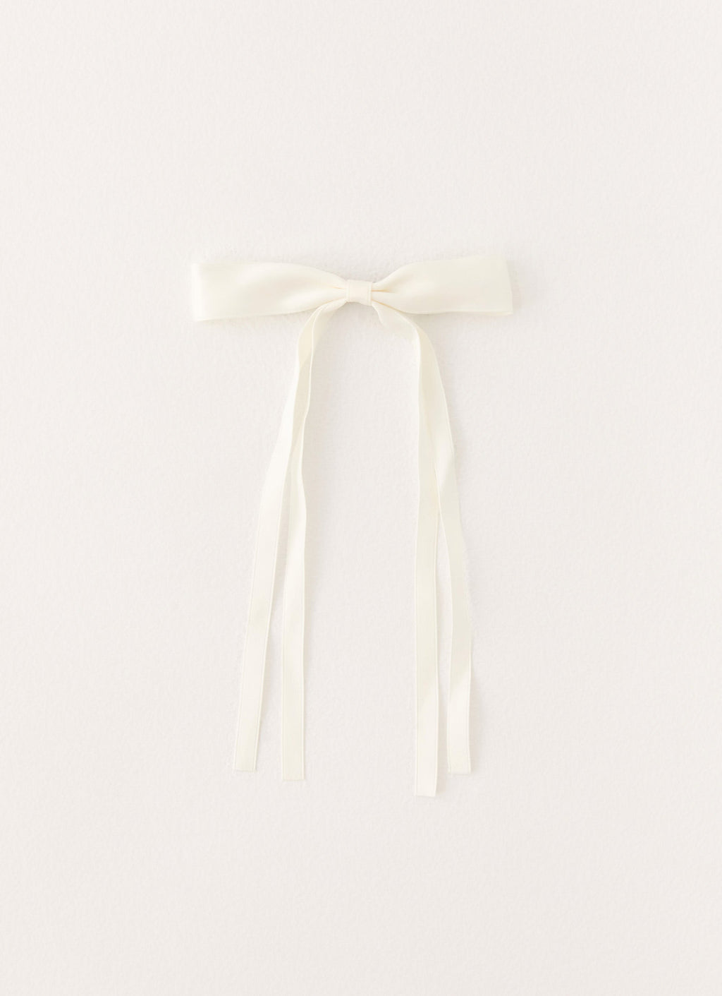 Dorothy Bow Hair Clip - Ivory