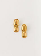 Doubled Up Earrings - Gold