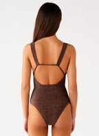 Drifter One Piece Swimsuit - Chocolate