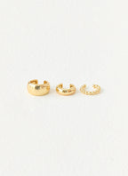 Power Trip Ear Cuffs - Gold