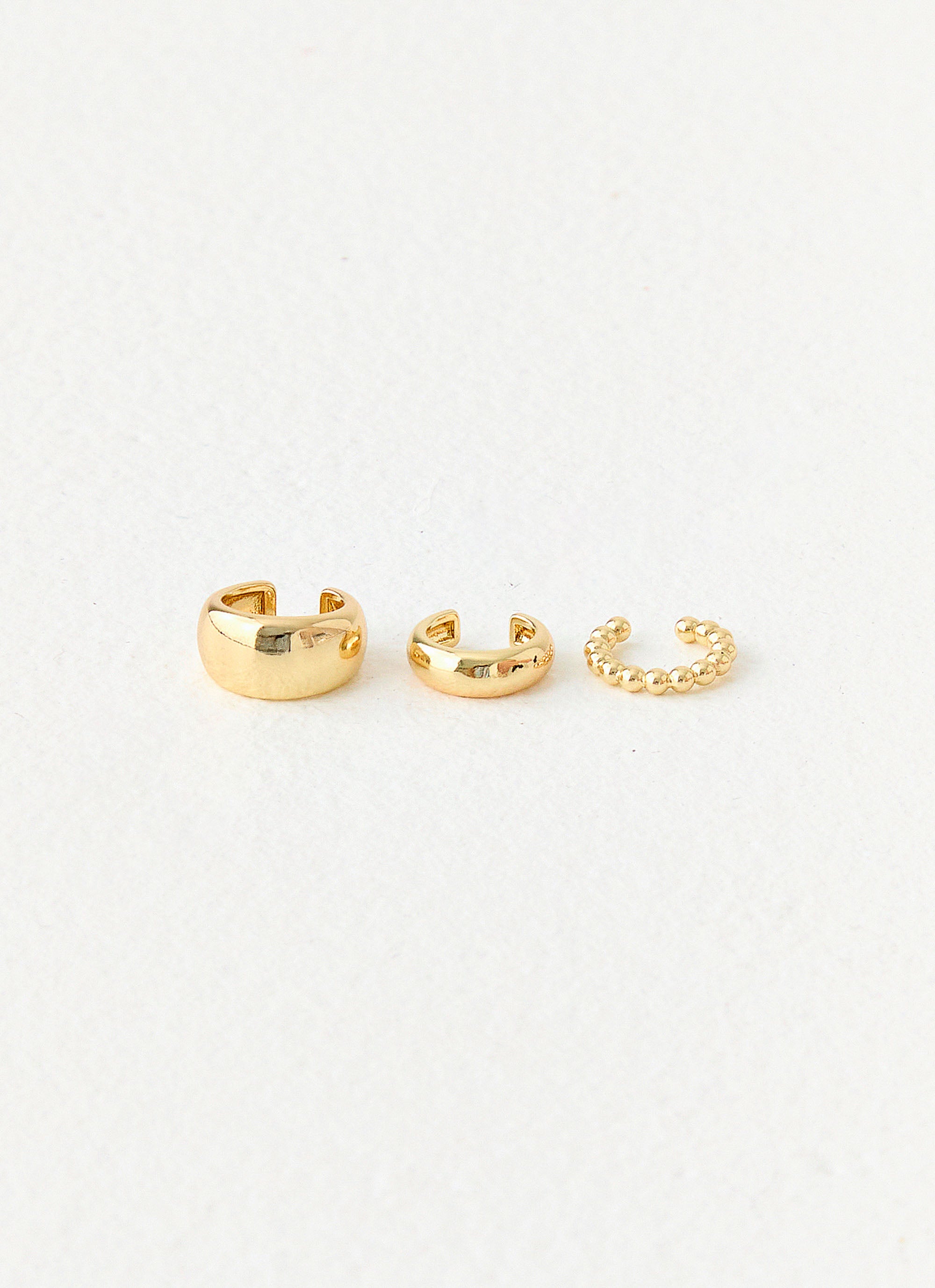 Power Trip Ear Cuffs - Gold