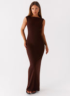 Earthbound Muse Maxi Dress - Chocolate