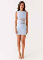 Echo Mini Dress - Blue