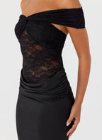 Either Way Maxi Dress - Black