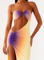 Ellisah Ombre Maxi Dress - Sunrise Ombre